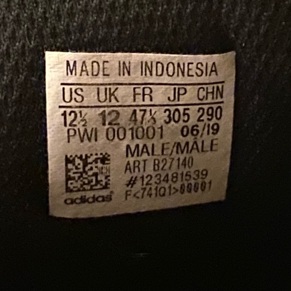 Adidas Originals Superstar Shelltoe Core Black White Gold Men’s Sz 12.5.Preowned - Picture 3 of 7